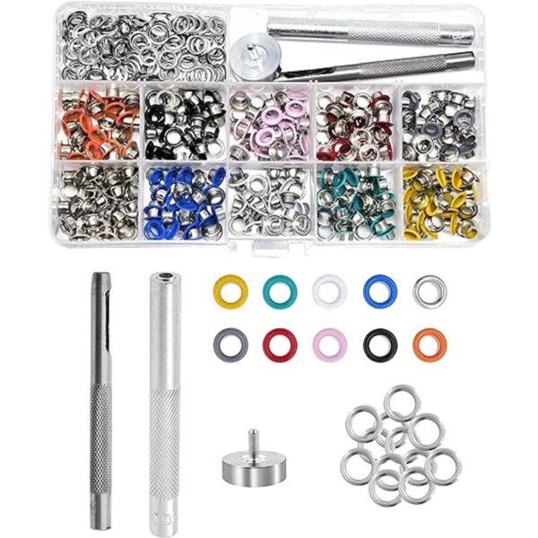 Kit de ojales kit de ojales de metal con ojales para