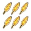 CTKcom Bombillas Edison de 40 W casquillo E14 6