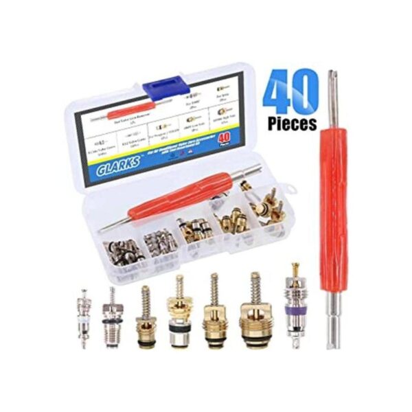 Glarks 40 piezas de aire acondicionado para coche núcleo_1