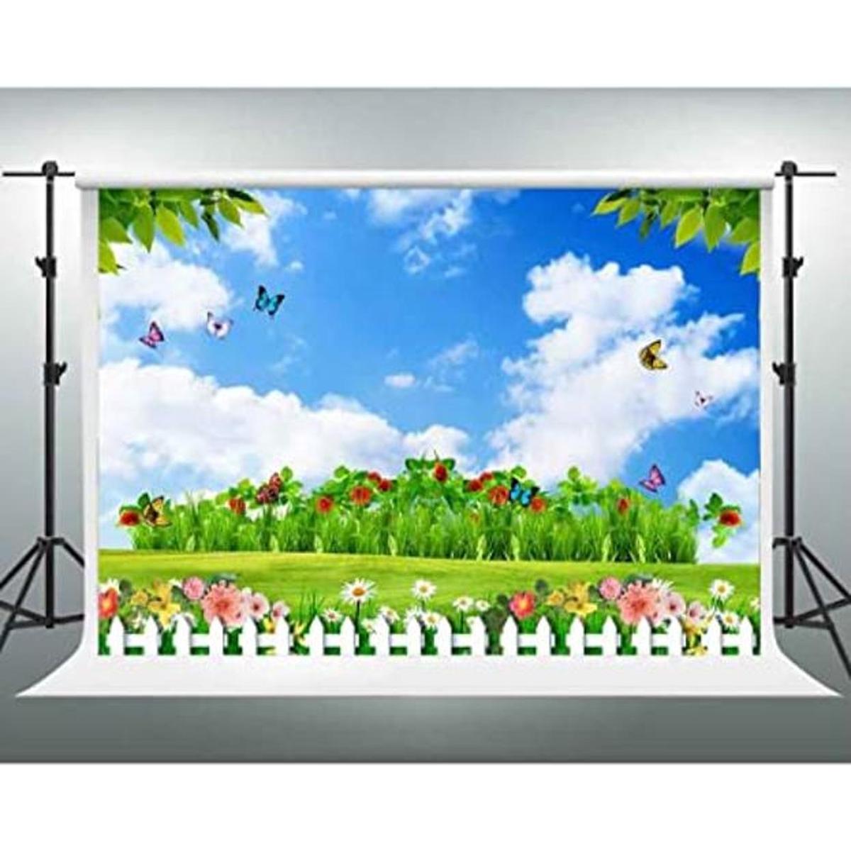 GESEN Fondo de muelles de 59.1 x 4.9 ft diseño de nubes