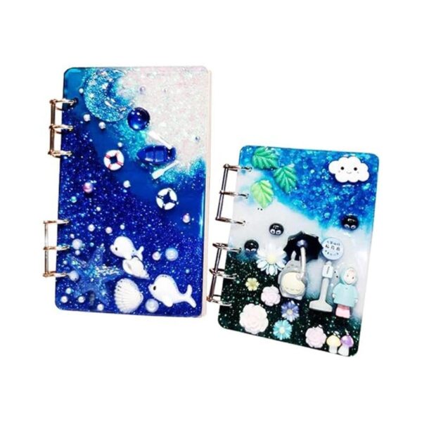 Juego de 3 moldes de resina para cuaderno A5 A6 A7 molde_2