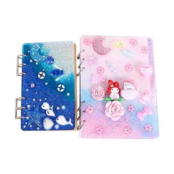 Juego de 3 moldes de resina para cuaderno A5 A6 A7 molde_3