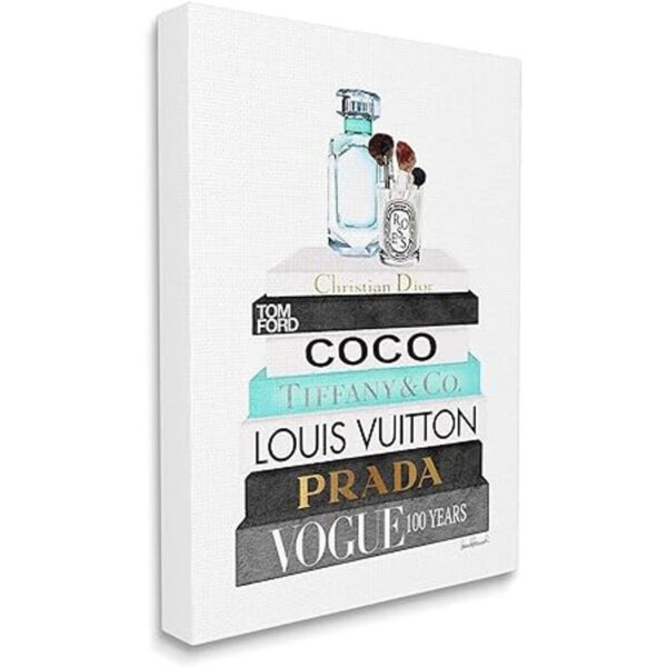Stupell Industries Book Stack Pinceles para perfumes_2