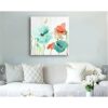 Genius Decor Lienzo decorativo de pared con flores de_2