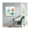 Genius Decor Lienzo decorativo de pared con flores de_5