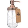 Jarmazing Products Dispensador de jabón Mason Cobre con_1