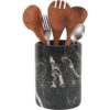 Organizador de utensilios de cocina de mármol hecho a_1