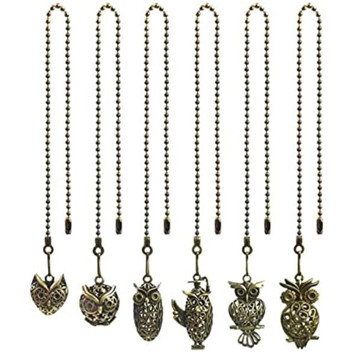 Hyamass 6 colgantes vintage con diseño de búho con