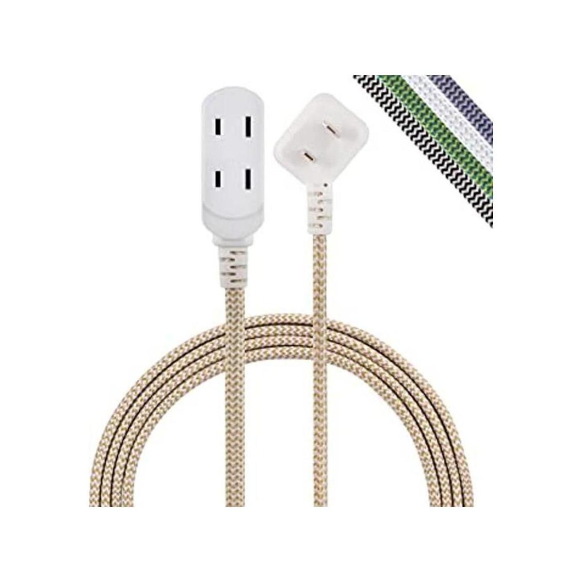 Cordinate Designer 41891 Cable de extensión de 3 tomas