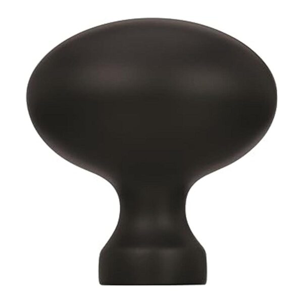 Amerock Perilla de gabinete color negro mate longitud de_4