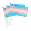 Paquete de 50 banderas transgénero con diseño de arco_1