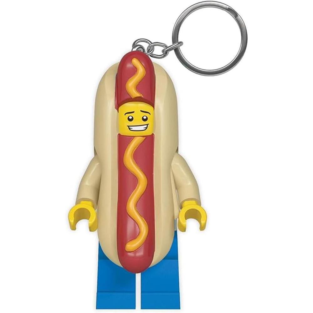 IQ Lego Llavero de luz para perro caliente figura de 3