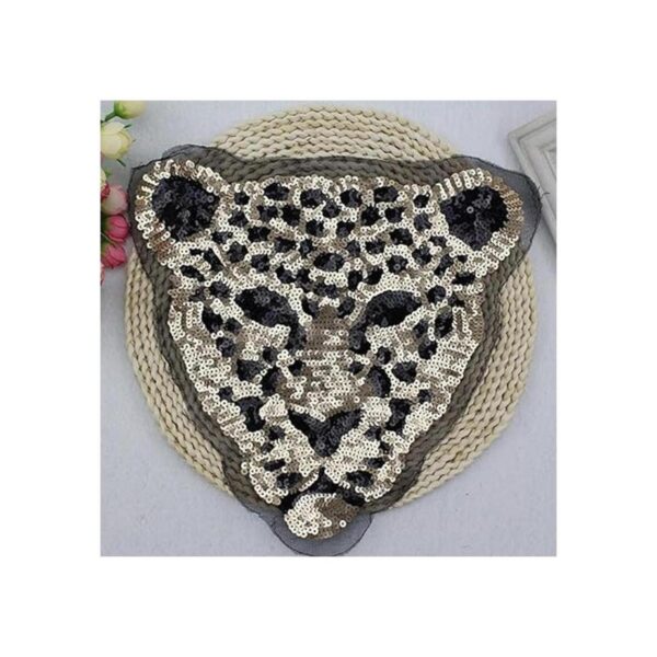 Artem Parche de cabeza de leopardo 1 pieza con_3