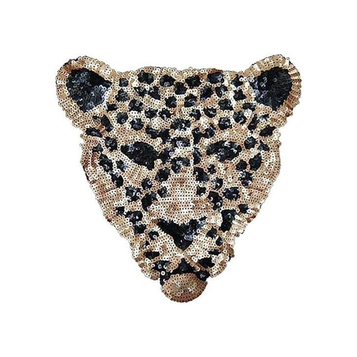 Artem Parche de cabeza de leopardo 1 pieza con