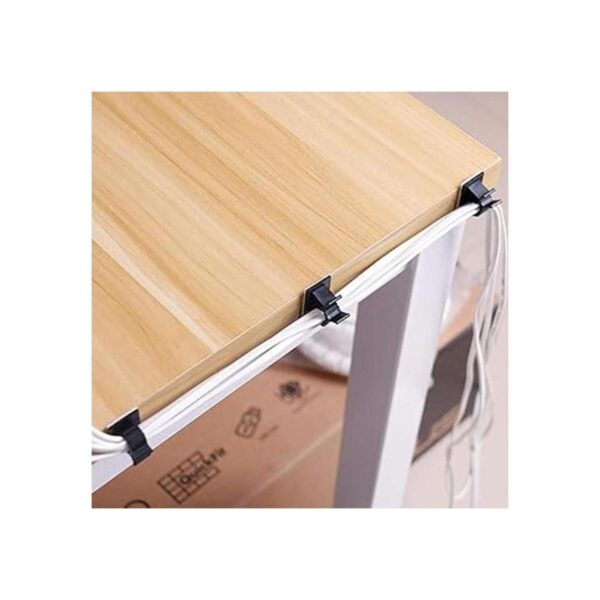 Paquete de 25 clips de cable ajustables de nailon para