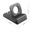 Sincetop Compatible con Apple Watch Charger Stand Series_3