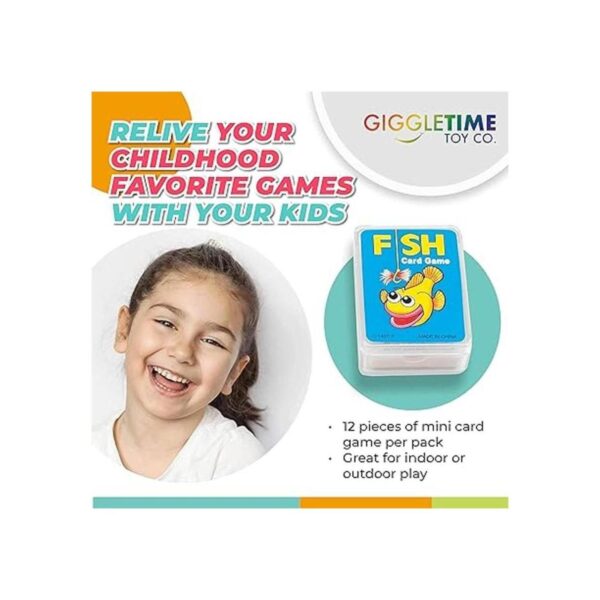 Juego de cartas de risita 12 piezas Go Fish Hearts_2