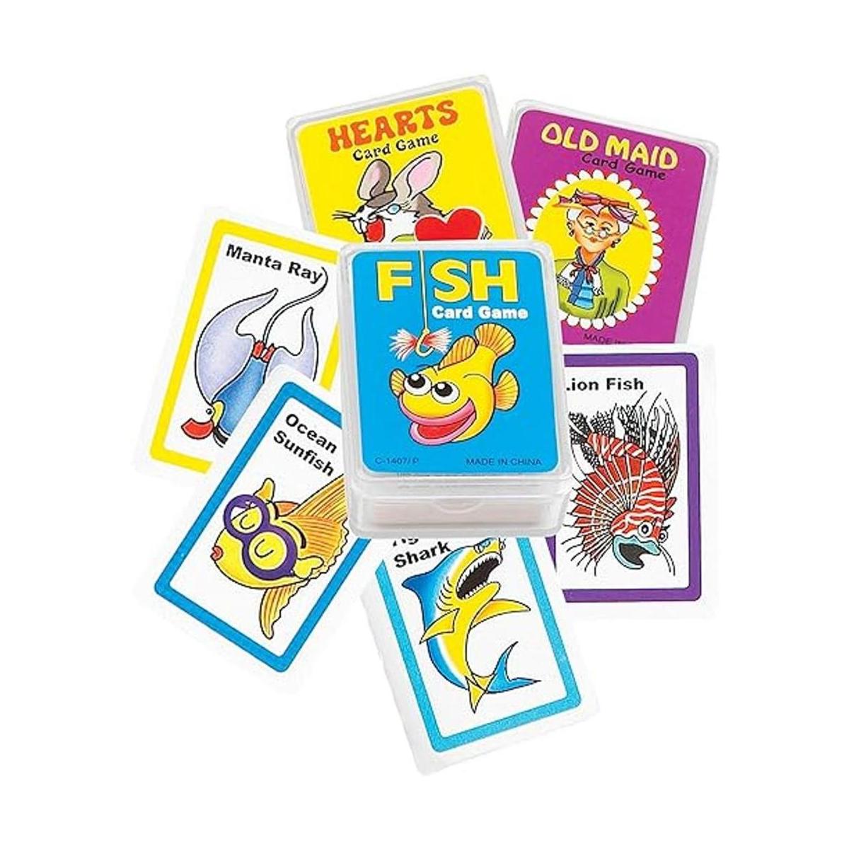 Juego de cartas de risita 12 piezas Go Fish Hearts