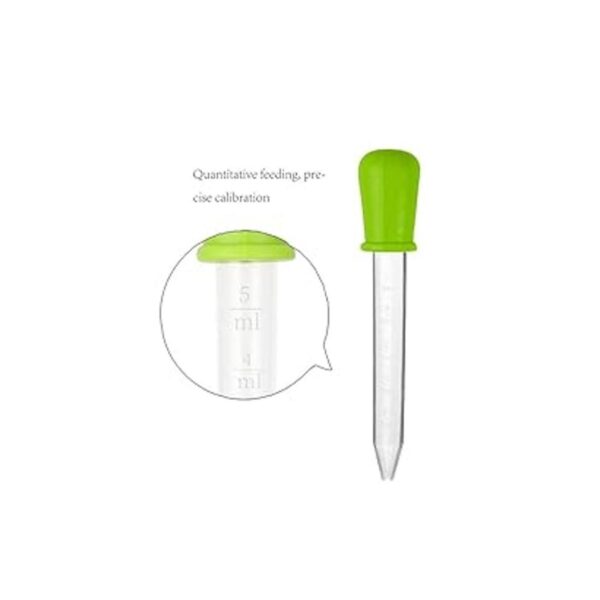 CKANDAY Juego de 10 pipetas graduadas de 5 ml de silicona_4