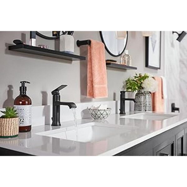 Moen Genta BH3886BL Barra de toalla de mano moderna de