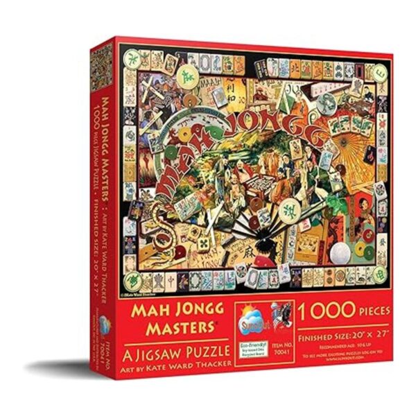 Mah Jongg Masters Rompecabezas de 1000 piezas collage_2