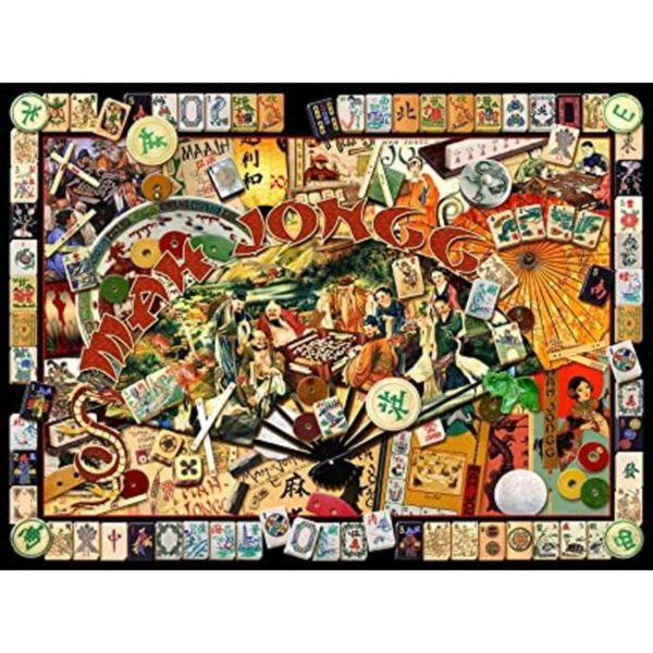 Mah Jongg Masters Rompecabezas de 1000 piezas collage_1