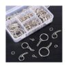 Swpeet Kit de 300 llaveros con cadena y 100 anillos de_5