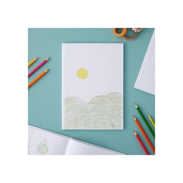 Paquete de 3 libros de tapa dura en blanco para que los_2