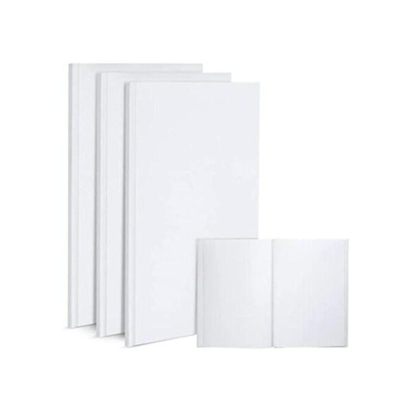 Paquete de 3 libros de tapa dura en blanco para que los_1