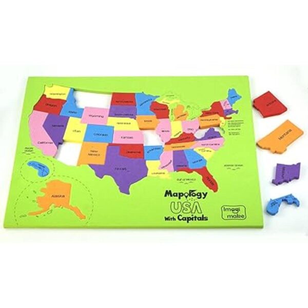 Imagimake Mapology USA with Capitals Aprende Estados_3