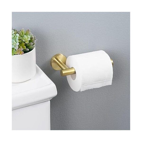 KES Soporte para papel higiénico de baño de latón_3