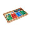LEADER JOY Montessori Juego de sellos de materiales_4