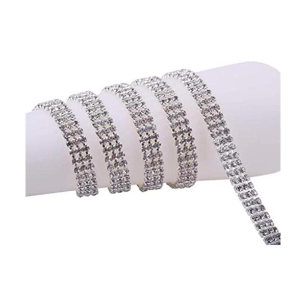 KAOYOO 3 filas de 1 yarda de 0.157 in con diamantes de_1