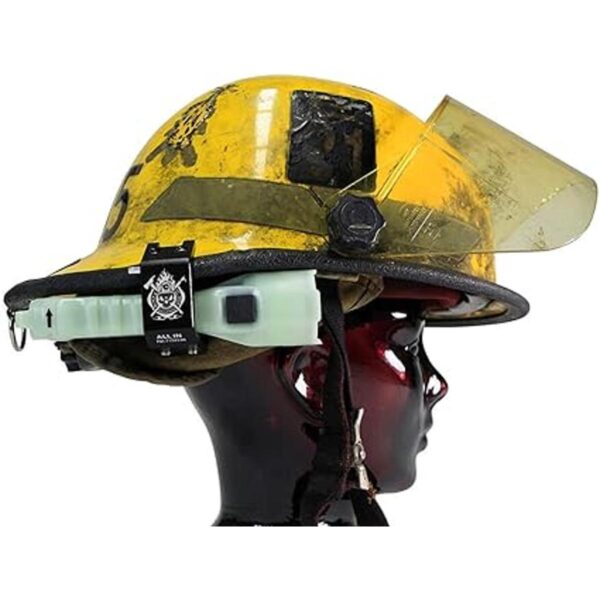 Soporte de linterna de aluminio para casco de bombero