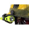 Soporte de linterna de aluminio para casco de bombero