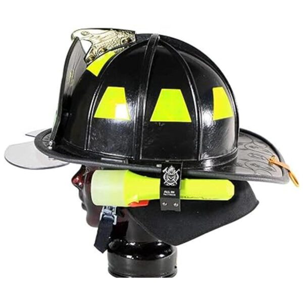 Soporte de linterna de aluminio para casco de bombero