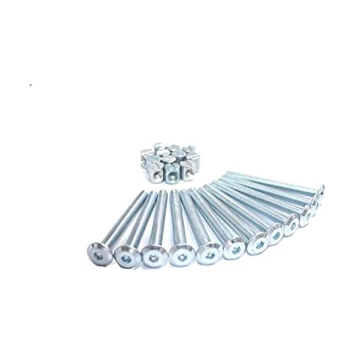 FGen 12 piezas de tuercas de tornillos M6 de 2.362 in