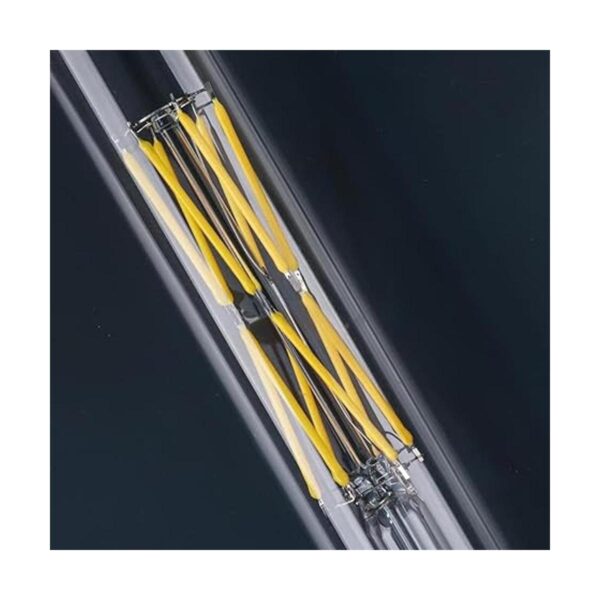 LEOOLS Bombilla tubular LED Edison regulable de 12 W