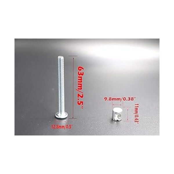FGen 12 piezas de tuercas de tornillos M6 de 2.362 in_2