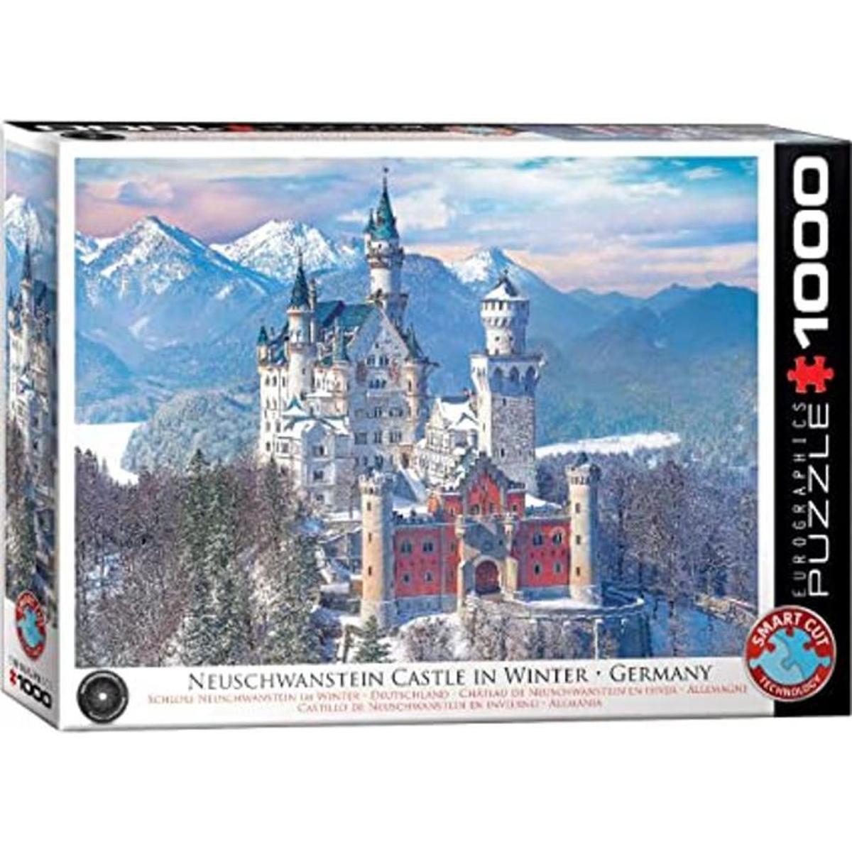 Neuschwanstein Castle in Winter Puzzle 1000 piezas