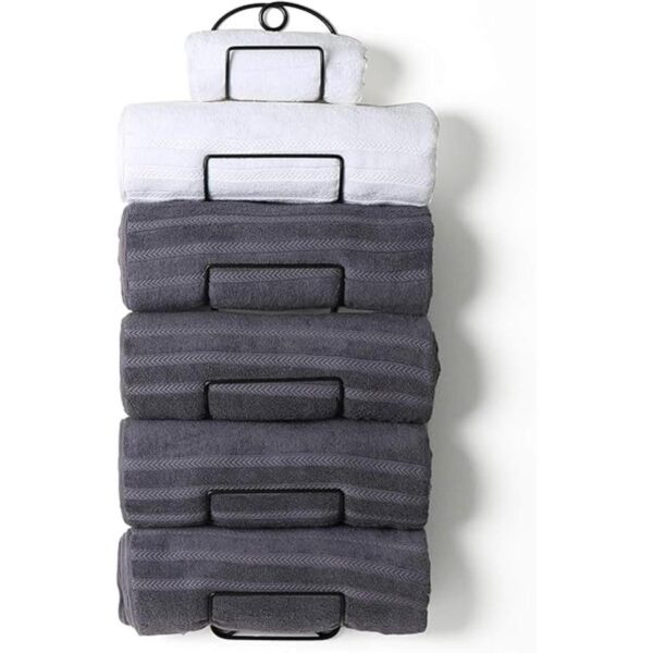 SODUKU Toallero de pared para baño anaquel para toallas