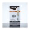 LEOOLS Bombilla tubular LED Edison regulable de 12 W