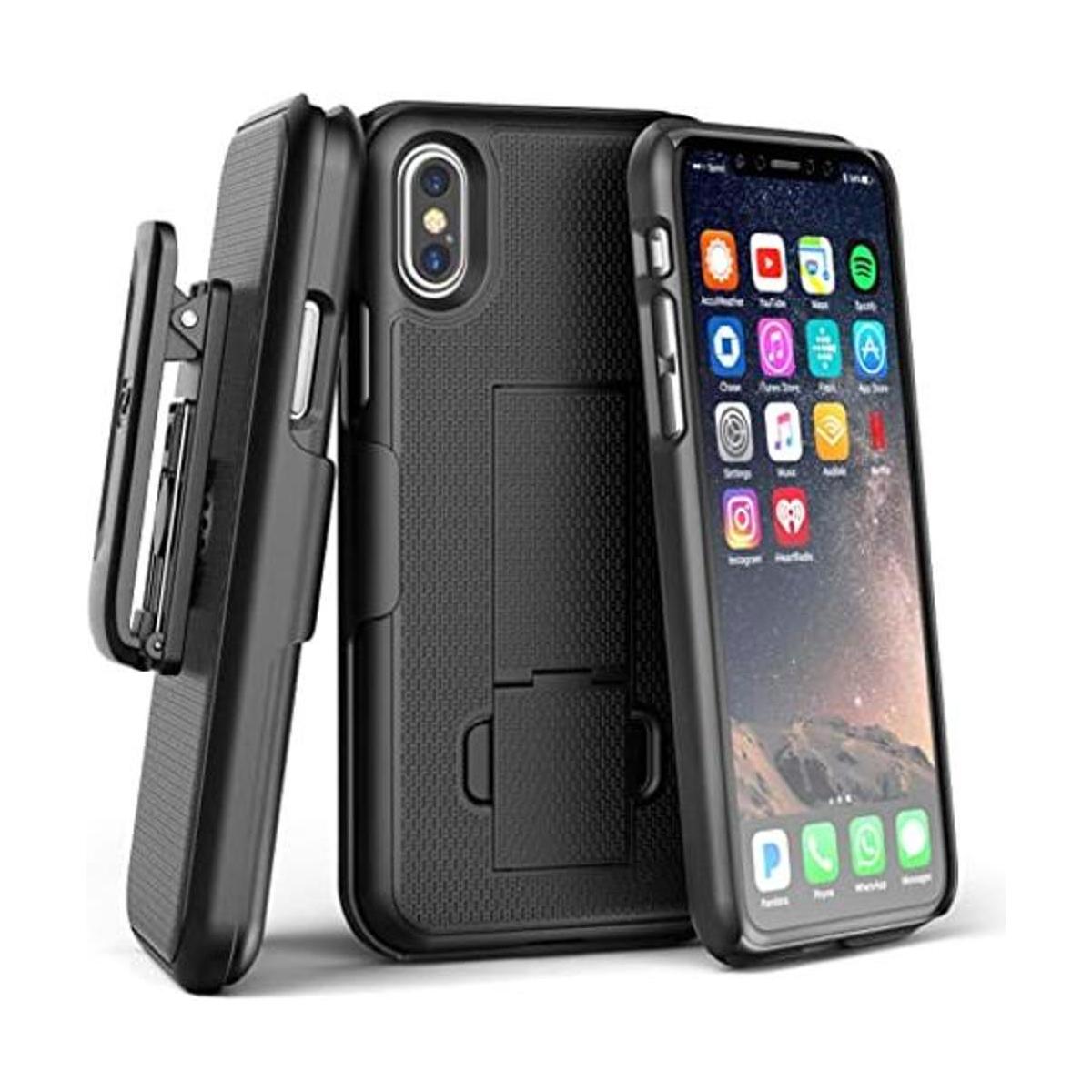 Encased DuraClip Funda para cinturón para Apple iPhone Xs