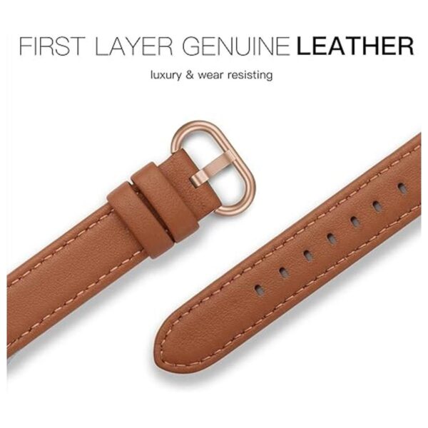 SWEES Correa de piel compatible con iWatch de 1.496 in y_2