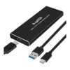 Rongdeson M.2 NVME adaptador de gabinete SSD Negro_1