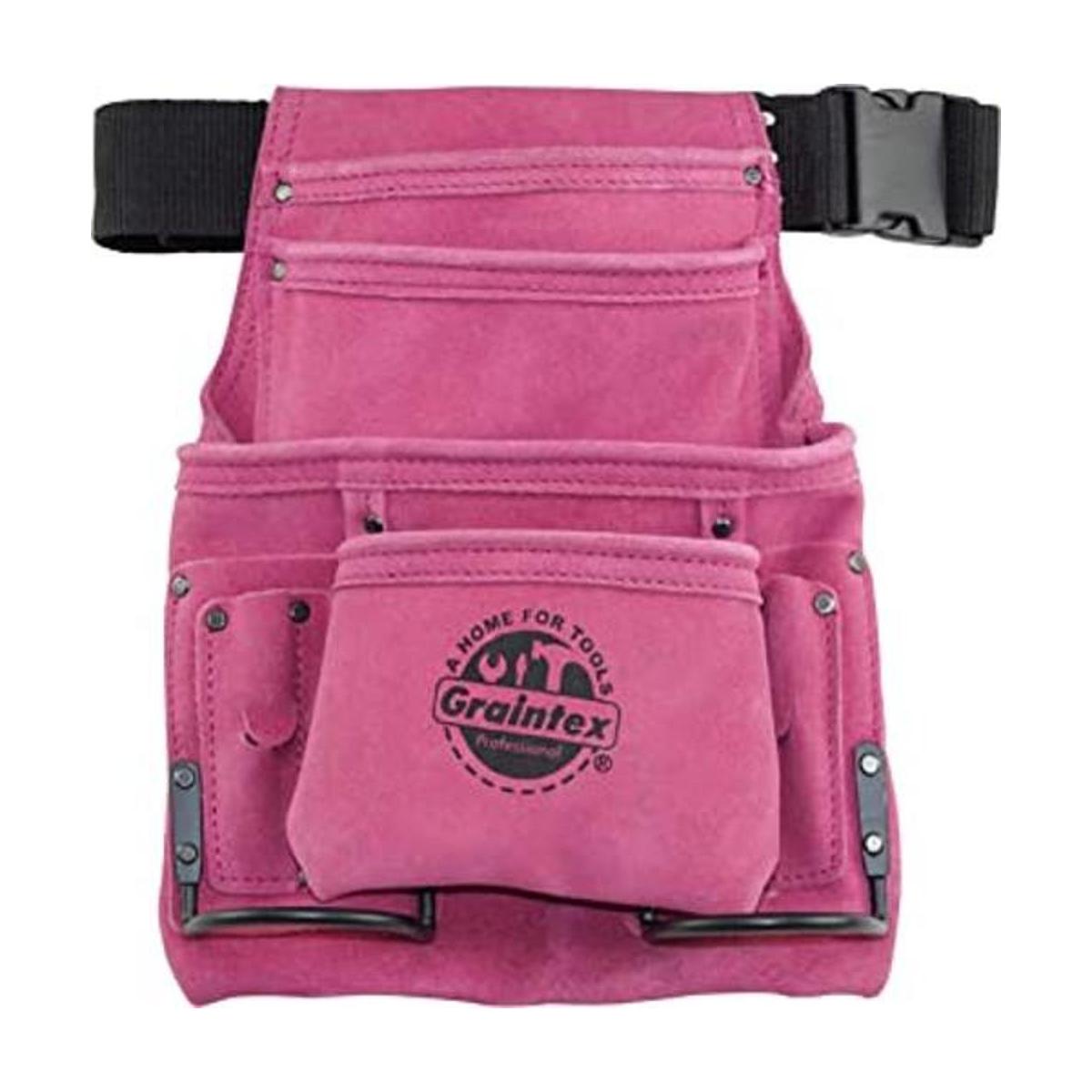 Graintex SS2186 Funda de piel para uñas 10 bolsillos