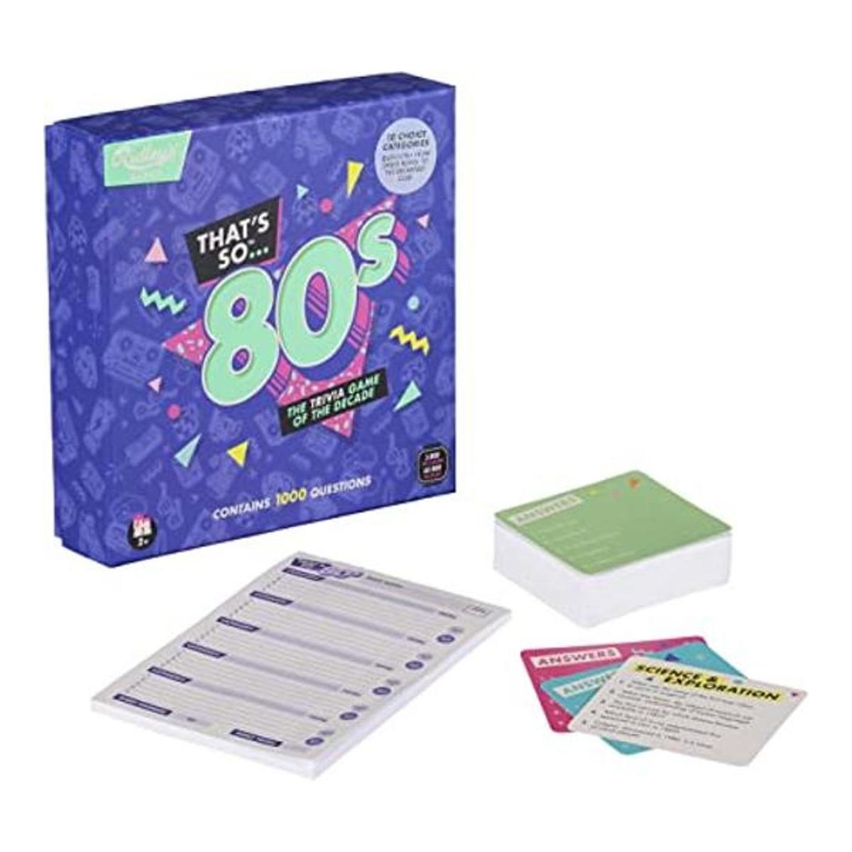 Ridleys Thats So 80s Team Trivia Set Game for Families