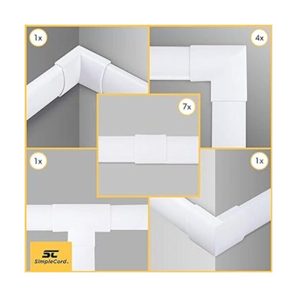 SimpleCord Kit organizador de cables deslizantes para_4