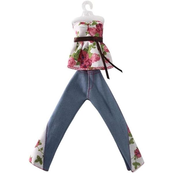 Ropa para muñecas 5 trajes de otoño vestidos rompevientos_2