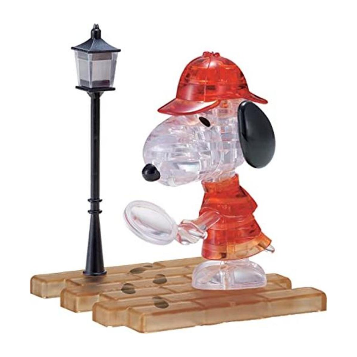 Snoopy Rompecabezas de cristal con licencia de detective